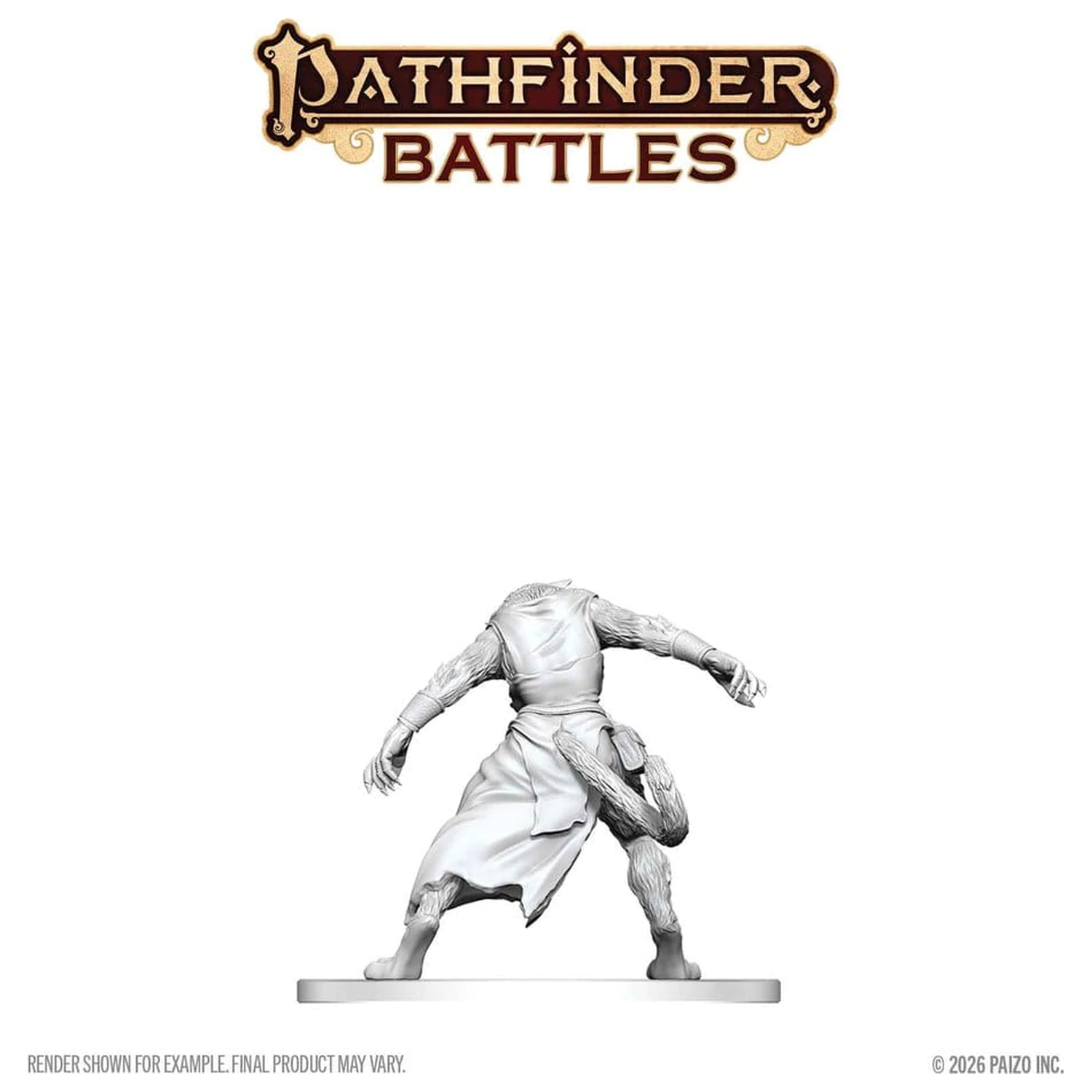 Pathfinder Battles Deep Cuts Nenamaľovaná Miniatúra Weretiger 13 cm produktová fotografia