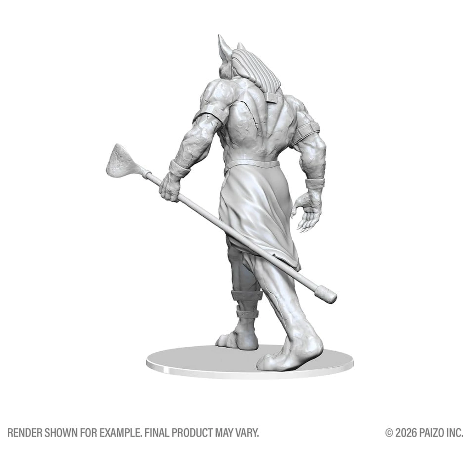 Pathfinder Deep Cuts Nenafarbená krabicová miniatúra obrej animovanej sochy produktová fotografia