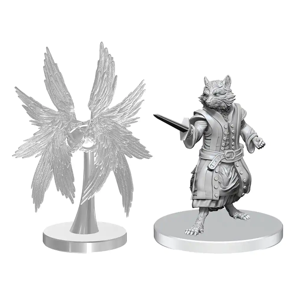 Pathfinder Deep Cuts Nenamaľované miniatúry Procyal (Raccoon Agathion) a Zoaem (Ring Archon) produktová fotografia