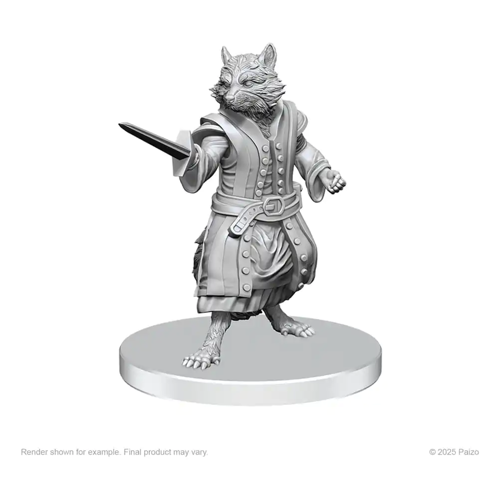 Pathfinder Deep Cuts Nenamaľované miniatúry Procyal (Raccoon Agathion) a Zoaem (Ring Archon) produktová fotografia