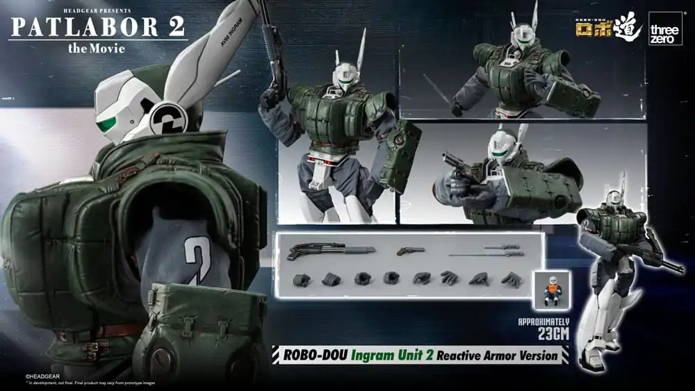 Patlabor 2: The Movie Robo-Dou Akčná Figúrka Ingram Unit 2 Reactive Armor Version 23 cm produktová fotografia