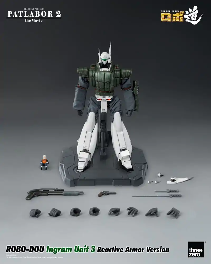 Patlabor 2: The Movie Robo-Dou Akčná figúrka Ingram Unit 3 Reactive Armor Version 23 cm produktová fotografia