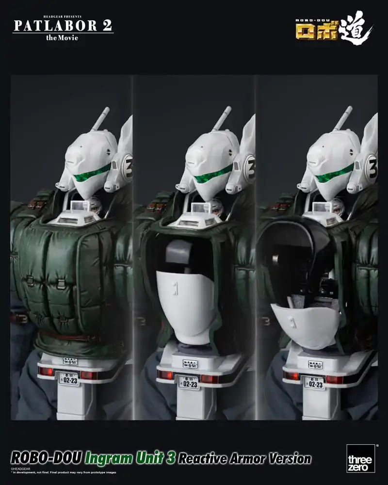 Patlabor 2: The Movie Robo-Dou Akčná figúrka Ingram Unit 3 Reactive Armor Version 23 cm produktová fotografia