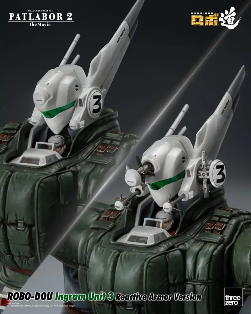 Patlabor 2: The Movie Robo-Dou Akčná figúrka Ingram Unit 3 Reactive Armor Version 23 cm produktová fotografia