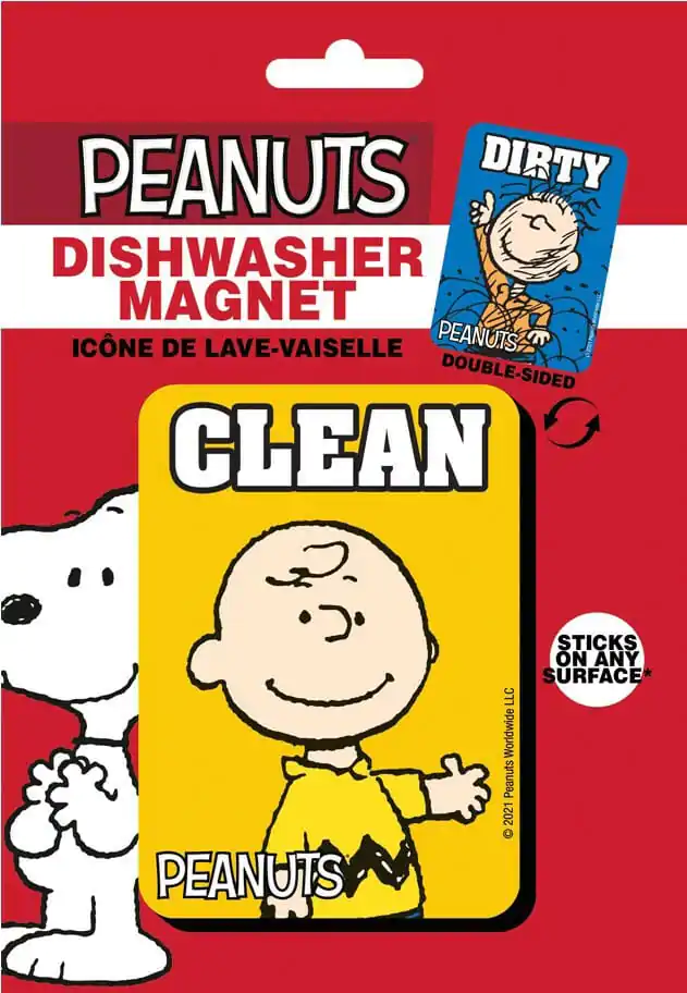 Magnetické znamenie čistého/špinavého riadu Peanuts Clean Dirty Dishwasher Magnet termékfotó