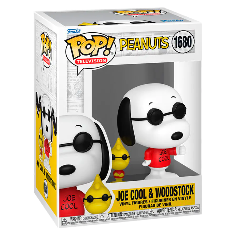 Peanuts Funko POP! & Buddy Vinylová figúrka Joe Cool w/Wdstk 9 cm produktová fotografia