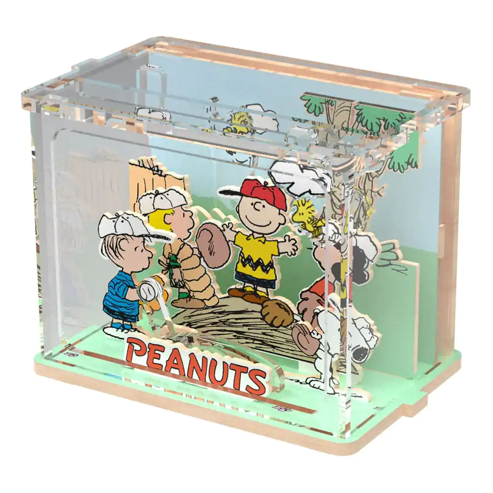 Peanuts Puremind DIY stavebnica mini scéna Baseball Time produktová fotografia