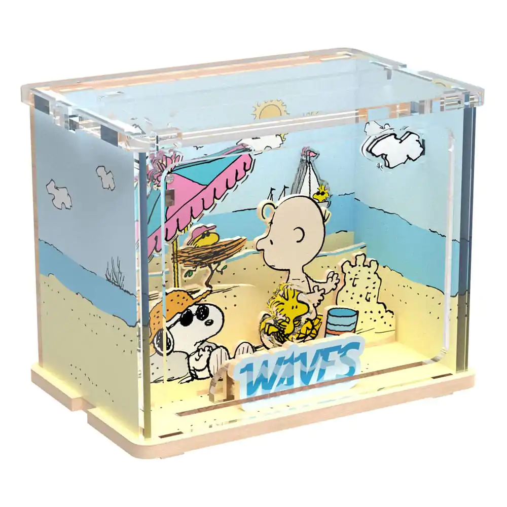 Peanuts Puremind Urob si sám Stavebnica Mini Scéna Chilling at the Beach produktová fotografia