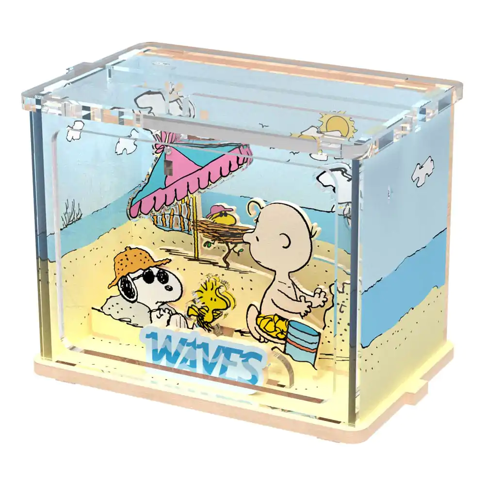 Peanuts Puremind Urob si sám Stavebnica Mini Scéna Chilling at the Beach produktová fotografia