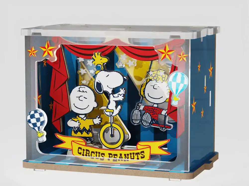 Peanuts Puremind DIY stavebnica mini scéna Talent Show produktová fotografia
