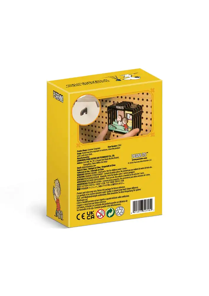 Peanuts Puremind Stavebnica Wooden Theater Summer Snapshot produktová fotografia