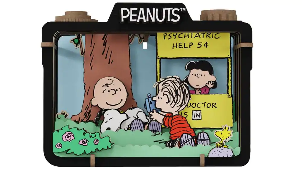 Peanuts Puremind Stavebnica Wooden Theater Summer Snapshot produktová fotografia