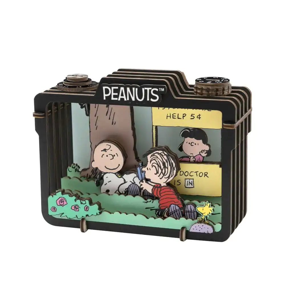 Peanuts Puremind Stavebnica Wooden Theater Summer Snapshot produktová fotografia