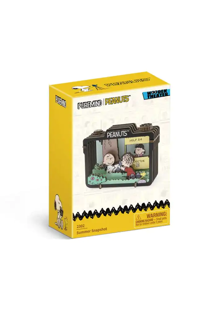 Peanuts Puremind Stavebnica Wooden Theater Summer Snapshot produktová fotografia