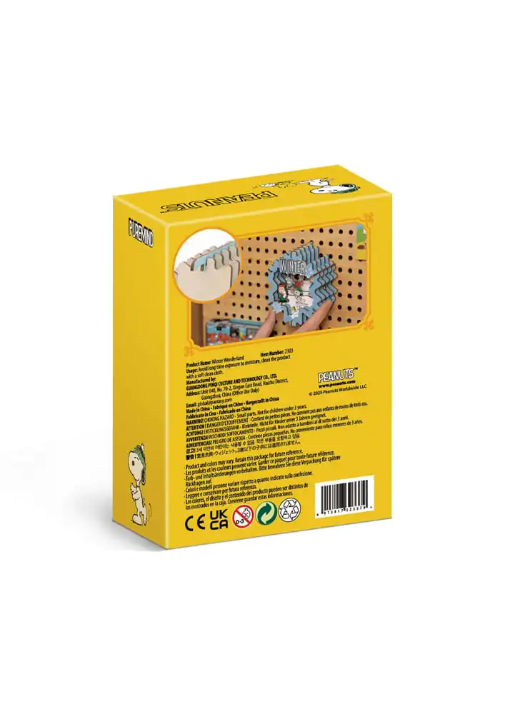 Peanuts Puremind Stavebnica Drevené Divadlo Winter Wonderland produktová fotografia