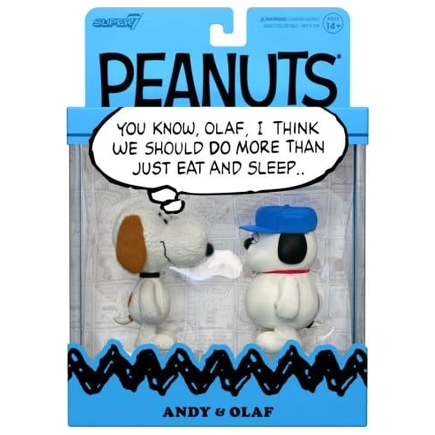 Peanuts ReAction akčné figúrky 2-Pack Olaf & Andy 10 cm produktová fotografia