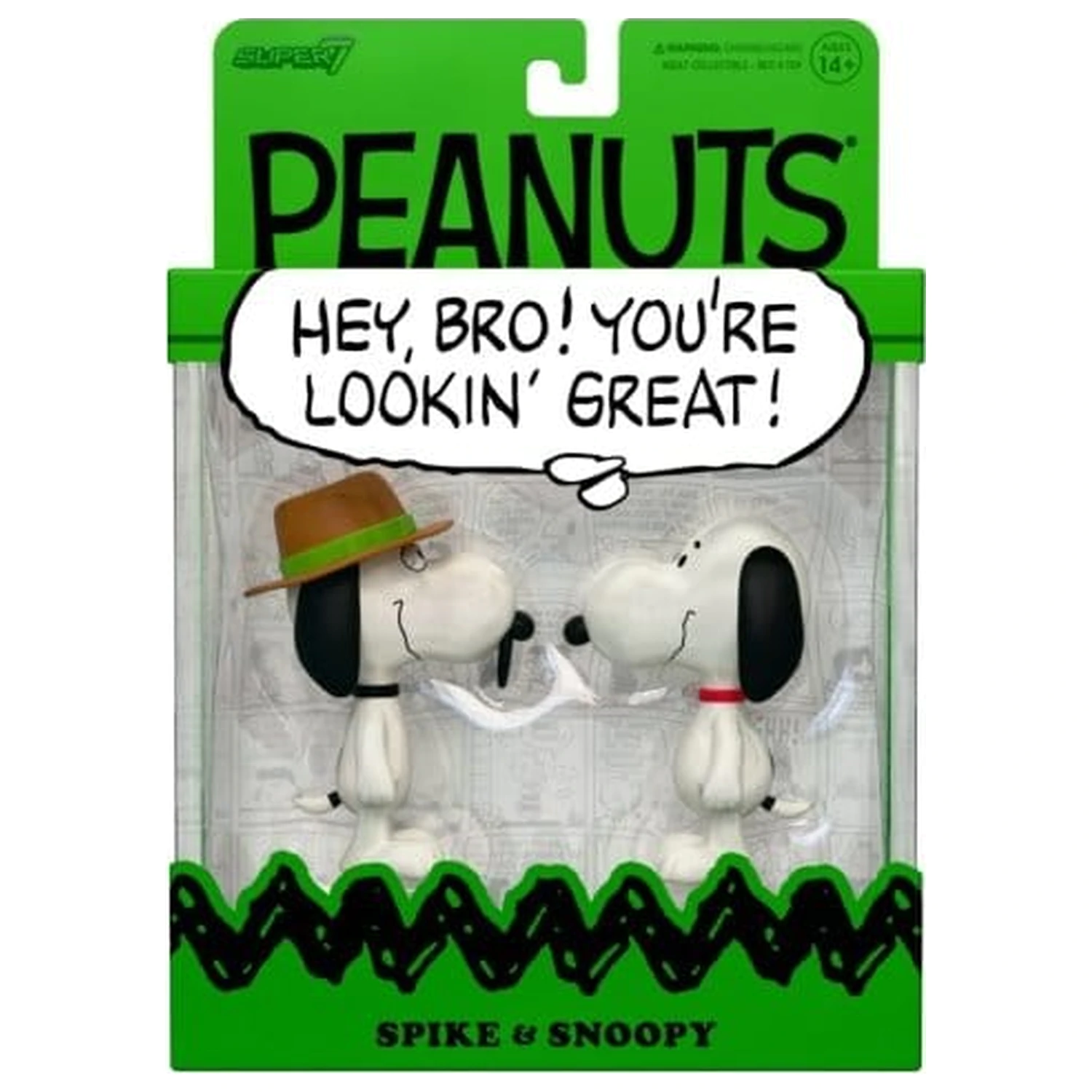 Peanuts ReAction akčné figúrky 2-Pack Snoopy & Spike 10 cm produktová fotografia