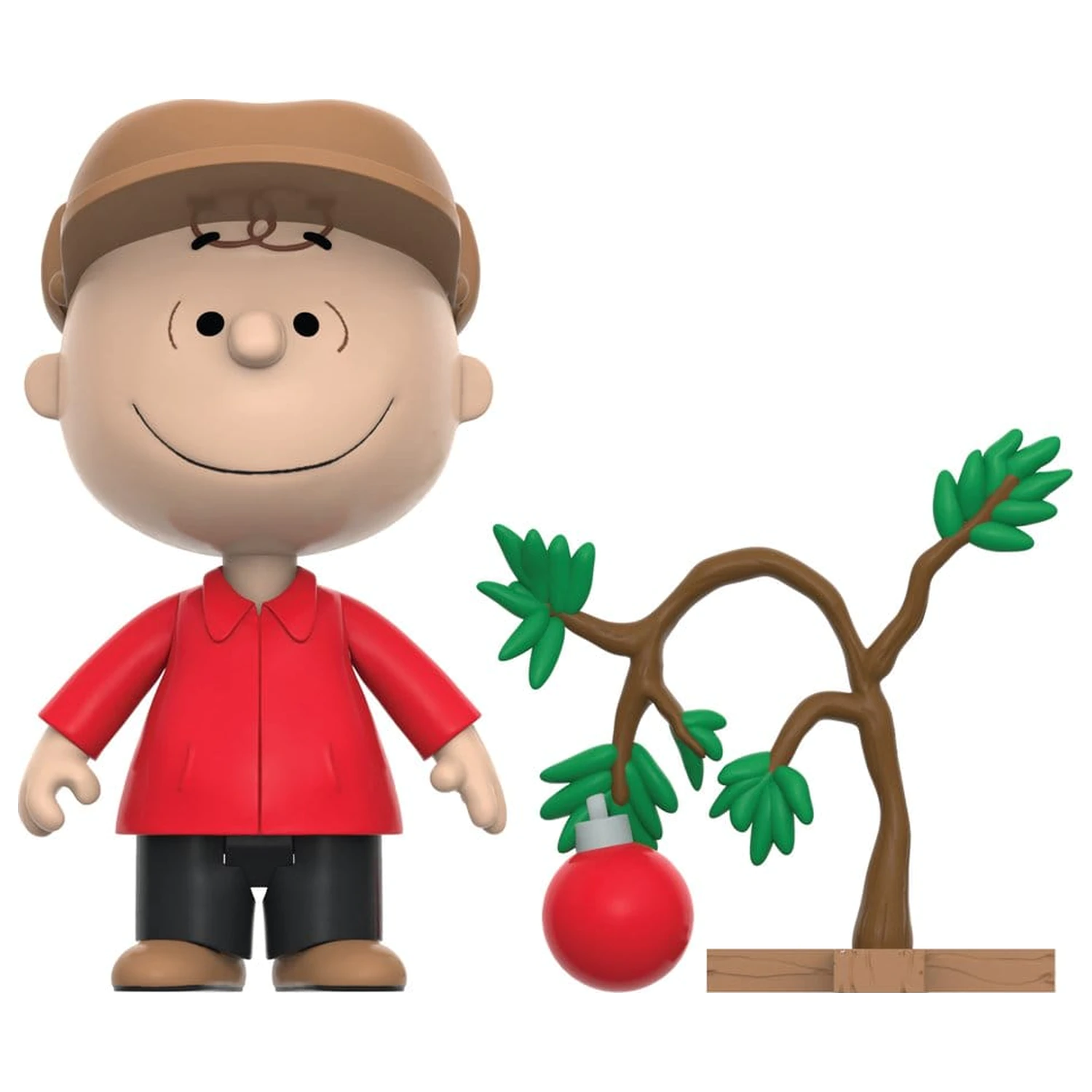 Peanuts ReAction akčná figúrka Charlie Brown a Sad Tree (Snow Globe Card Back) produktová fotografia