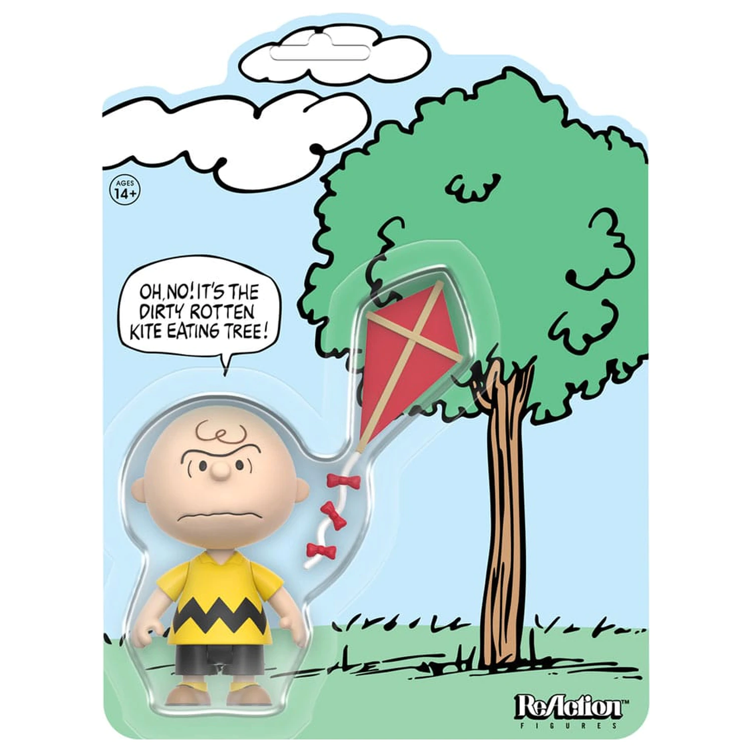 Peanuts ReAction akčná figúrka Charlie Brown and the Kite-Eating Tree (Comic Panel) 9 cm produktová fotografia