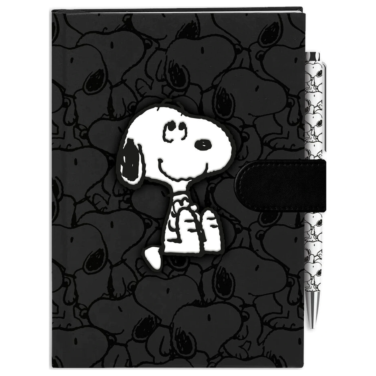 Peanuts Snoopy A5 PU zošit semišový s perom produktová fotografia