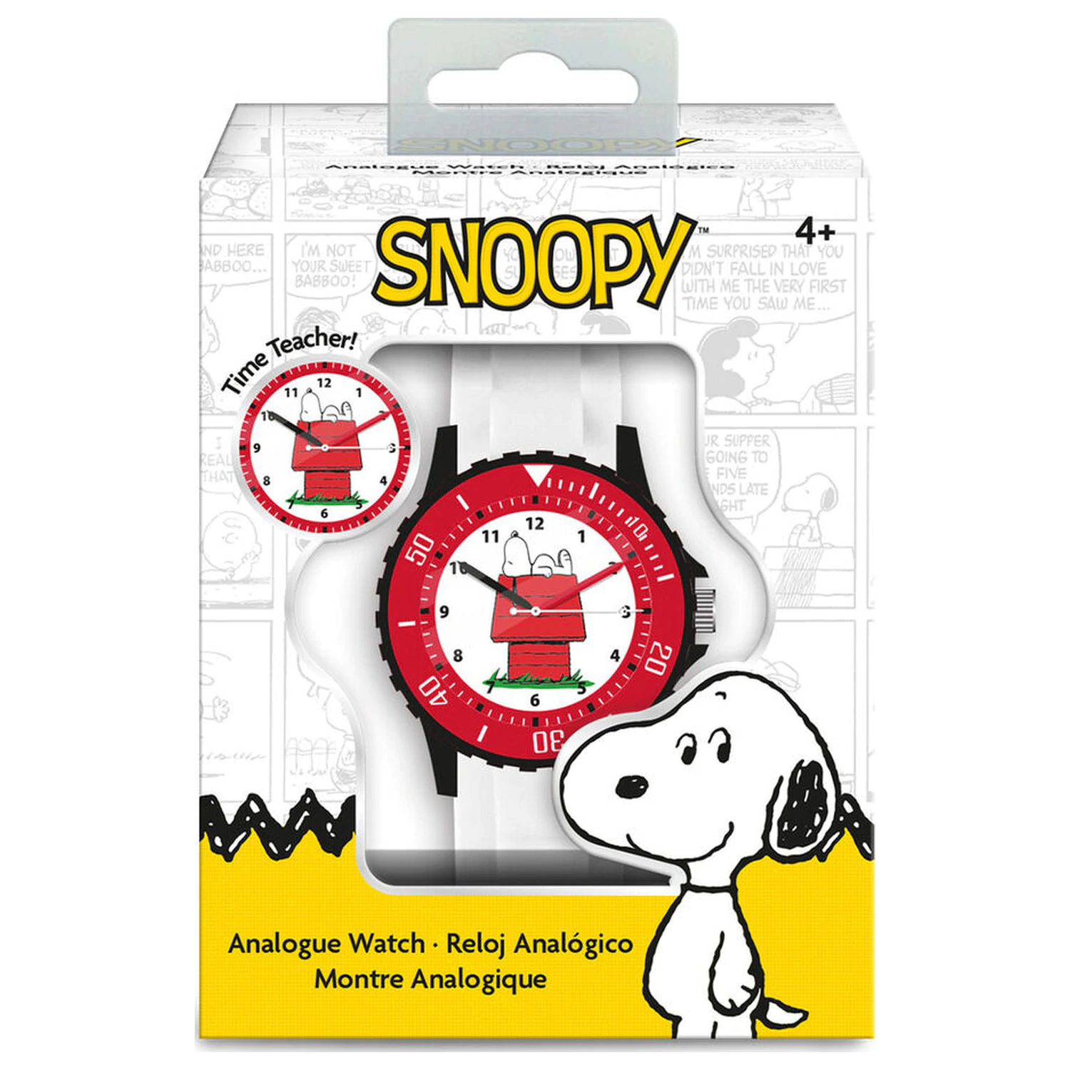 Peanuts Snoopy analógové hodinky produktová fotografia