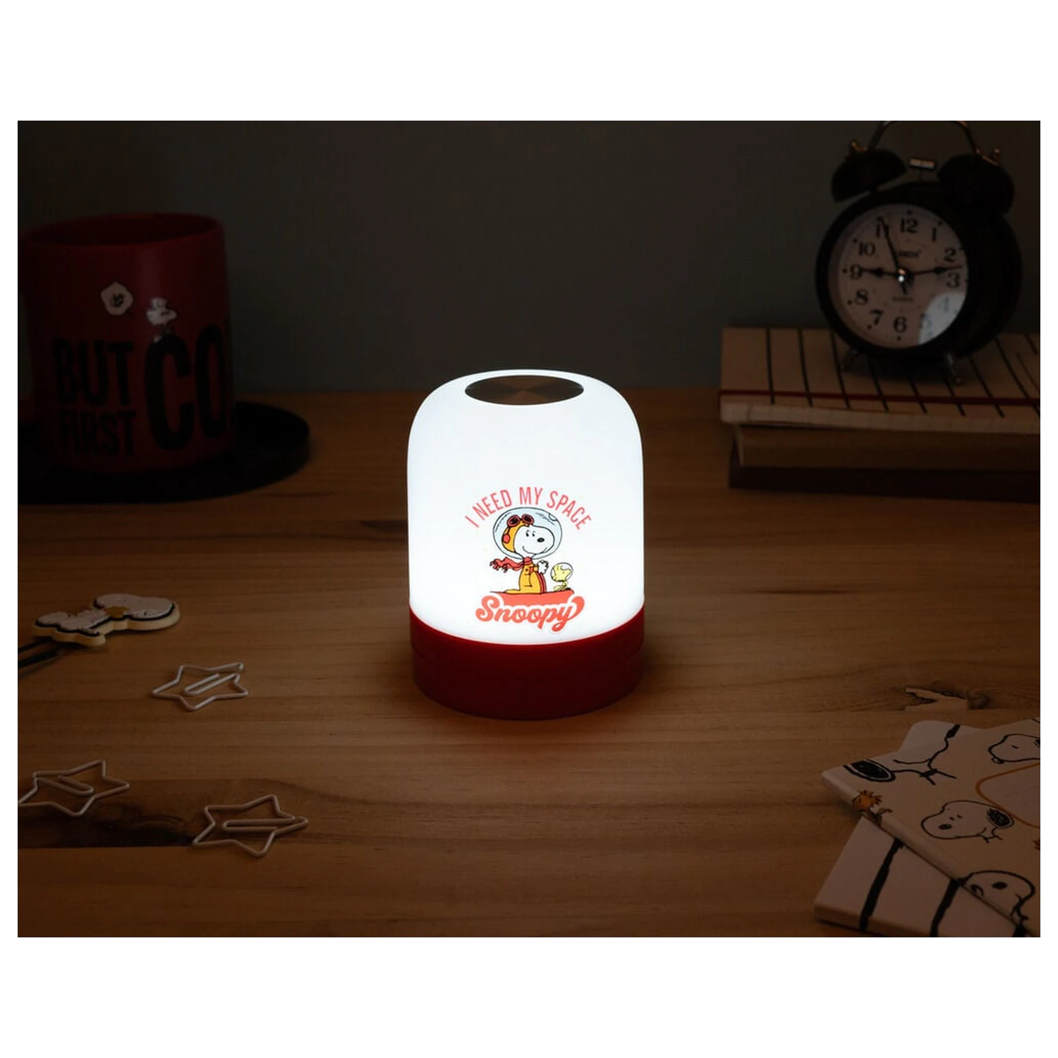 Peanuts Snoopy ambientná lampa produktová fotografia
