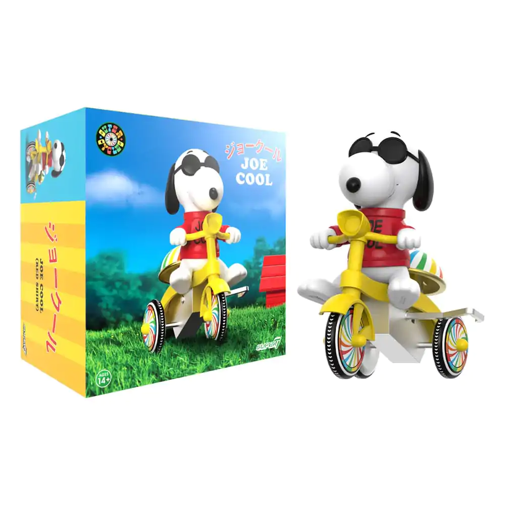 Peanuts Super Cycles Akčná figúrka Joe Cool (Červená s žltou trojkolkou) 13 cm produktová fotografia