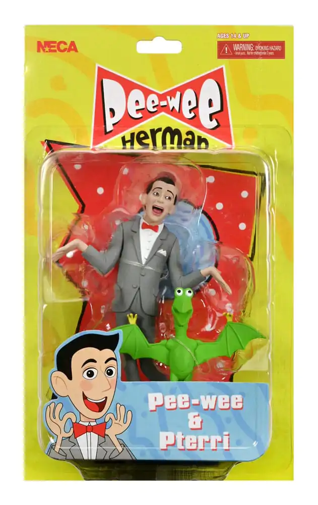 Pee-Wee Herman Toony Classics Figúrka Pee-Wee & Pterri 15 cm produktová fotografia