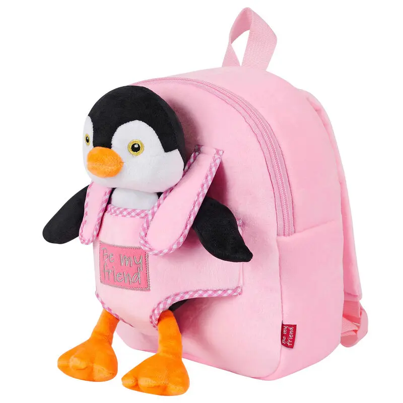 Peggie Penguin obojstranný batoh s plyšovou hračkou 27 cm produktová fotografia