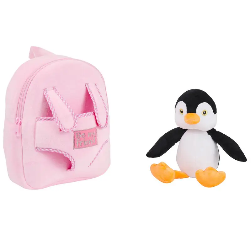 Peggie Penguin obojstranný batoh s plyšovou hračkou 27 cm produktová fotografia