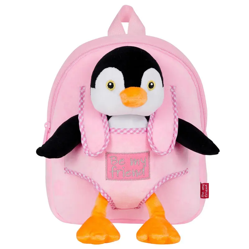 Peggie Penguin obojstranný batoh s plyšovou hračkou 27 cm produktová fotografia