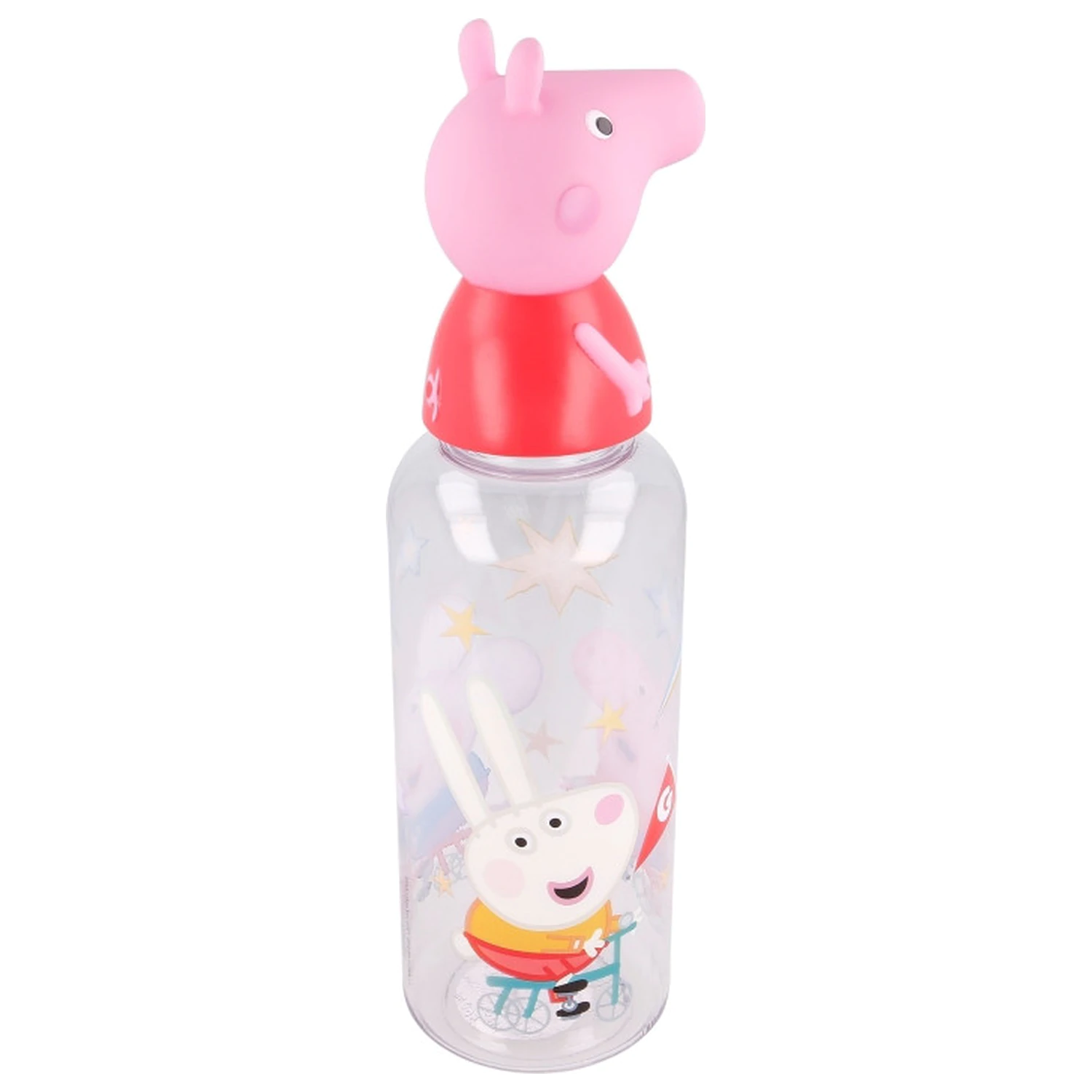 Peppa Pig 3D Cycle Figurine plastová fľaša na vodu 560 ml produktová fotografia