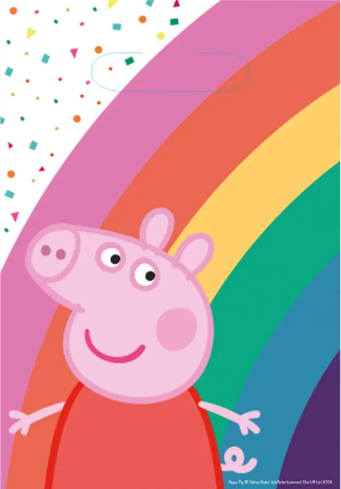 Peppa Pig darčekové tašky 8 ks produktová fotografia