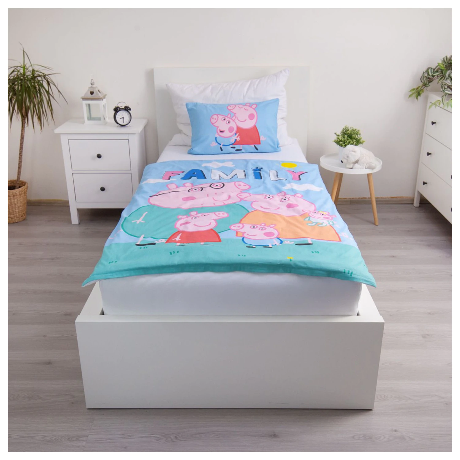 Peppa Pig Big Pig Family pre deti, do škôlky obliečka na perinu produktová fotografia