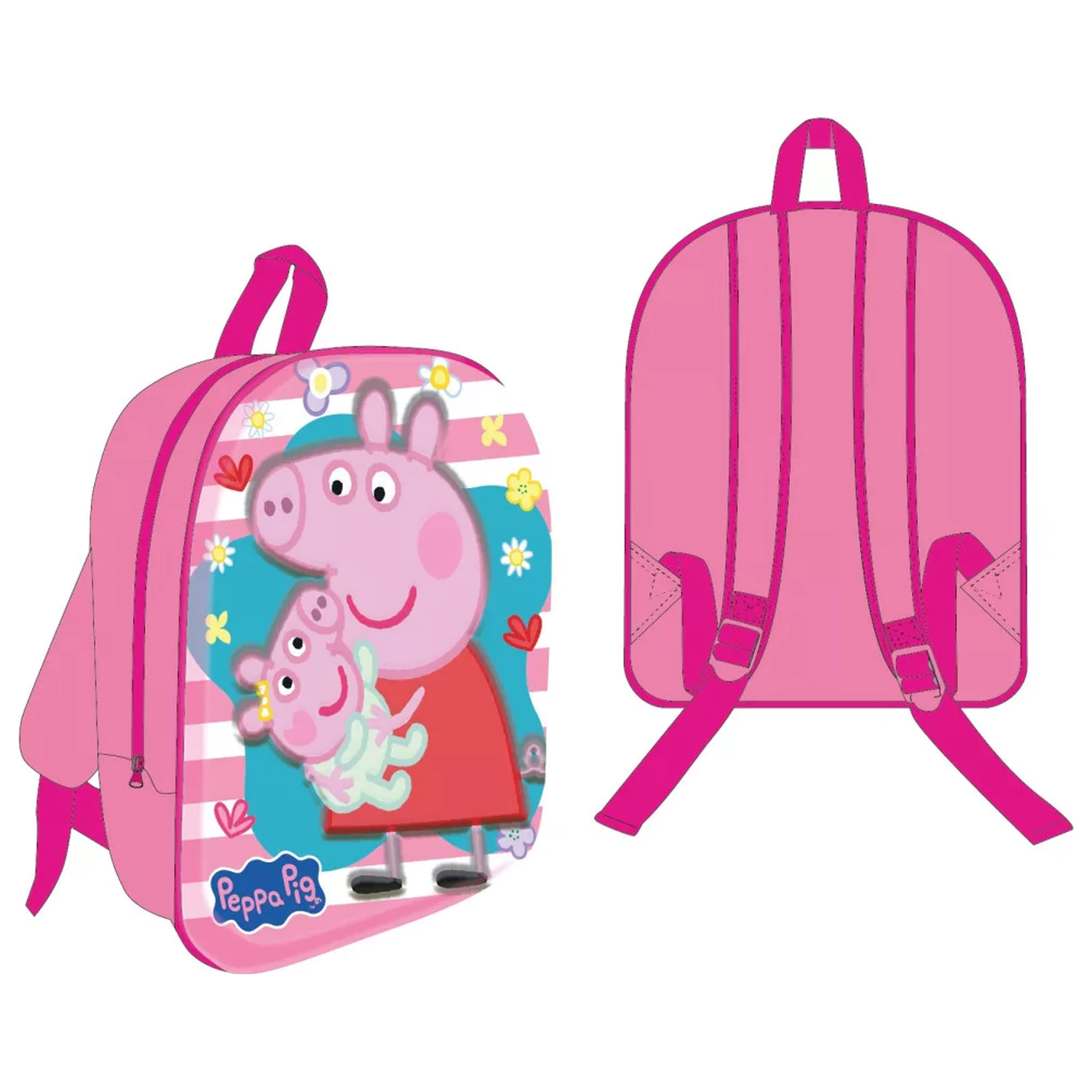 Peppa Pig Evie 3D ruksak, taška 30 cm produktová fotografia