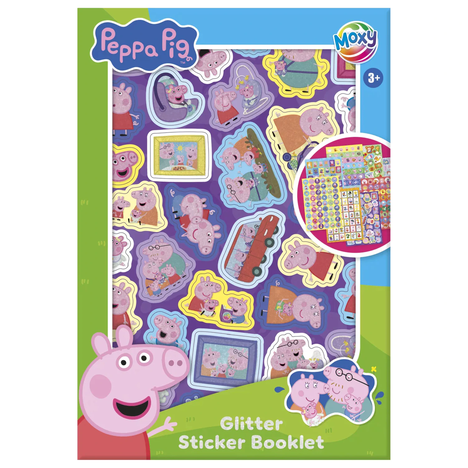 Peppa Pig Rodinný Balík Nálepiek 8 listov produktová fotografia