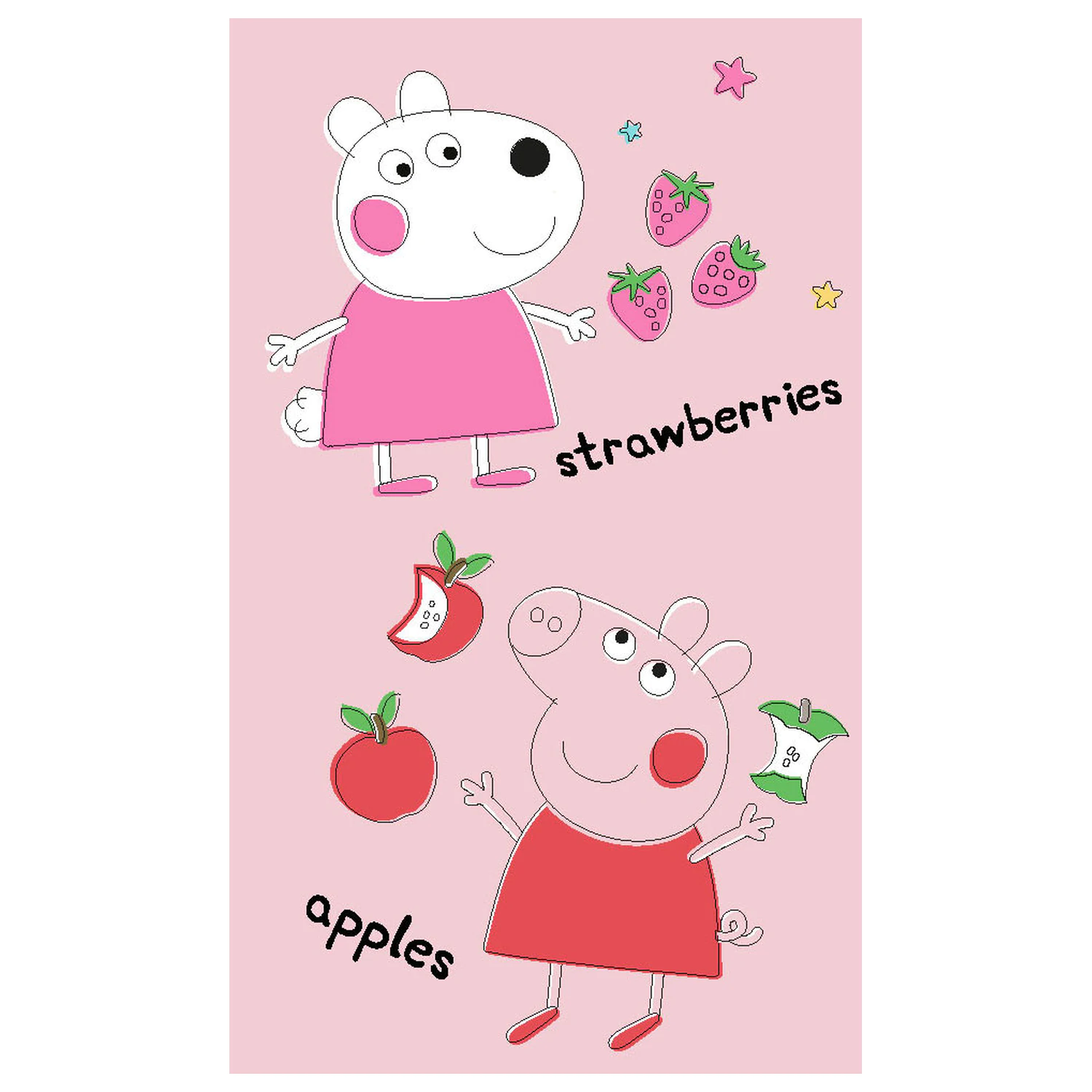 Peppa Pig Fruits uterák na ruky, uterák na tvár, uterák produktová fotografia