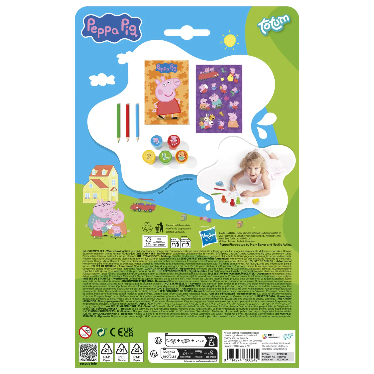 Peppa Pig Happiness Stamper kreatívna súprava produktová fotografia