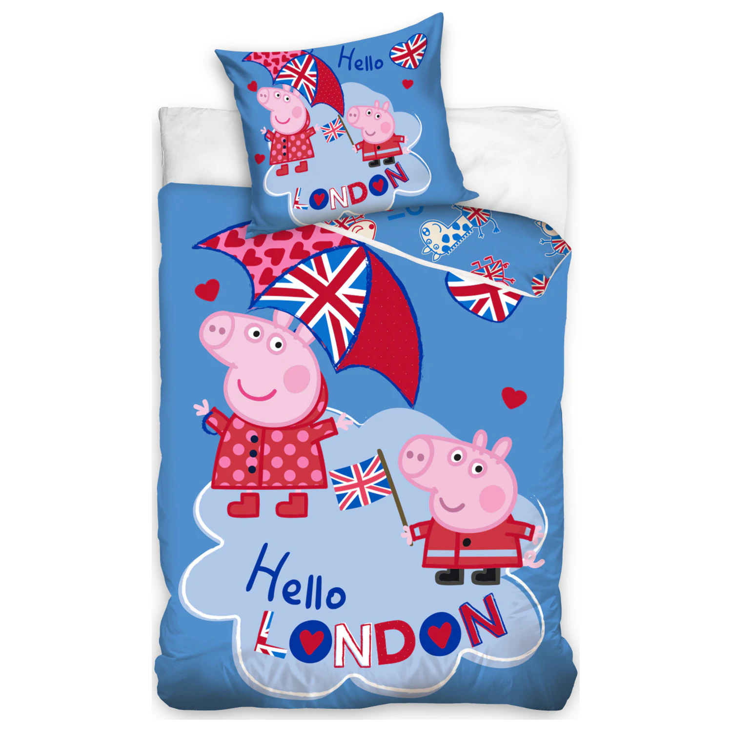 Peppa Pig Hello London Obliečka na perinu produktová fotografia