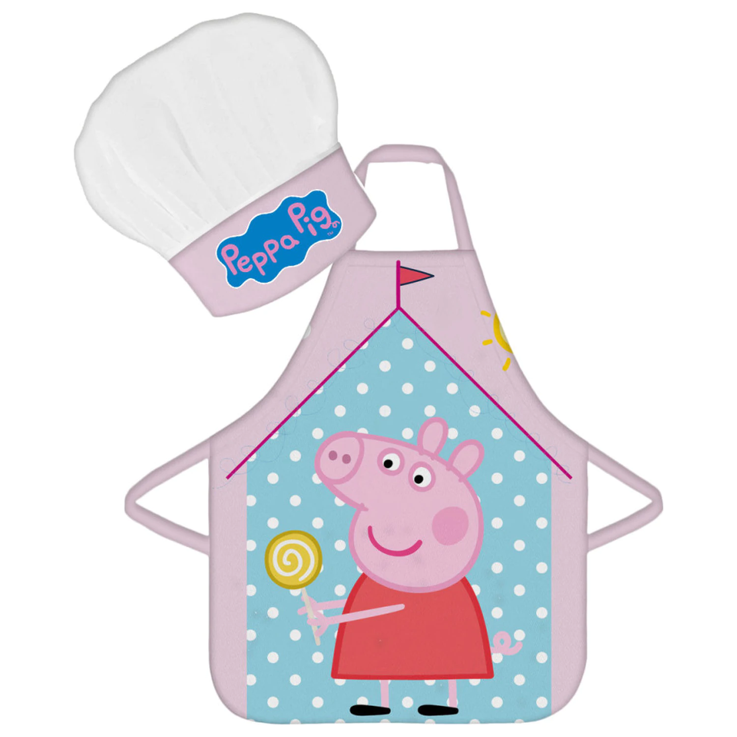 Peppa Pig House Detská Zástera, 2-dielna súprava produktová fotografia