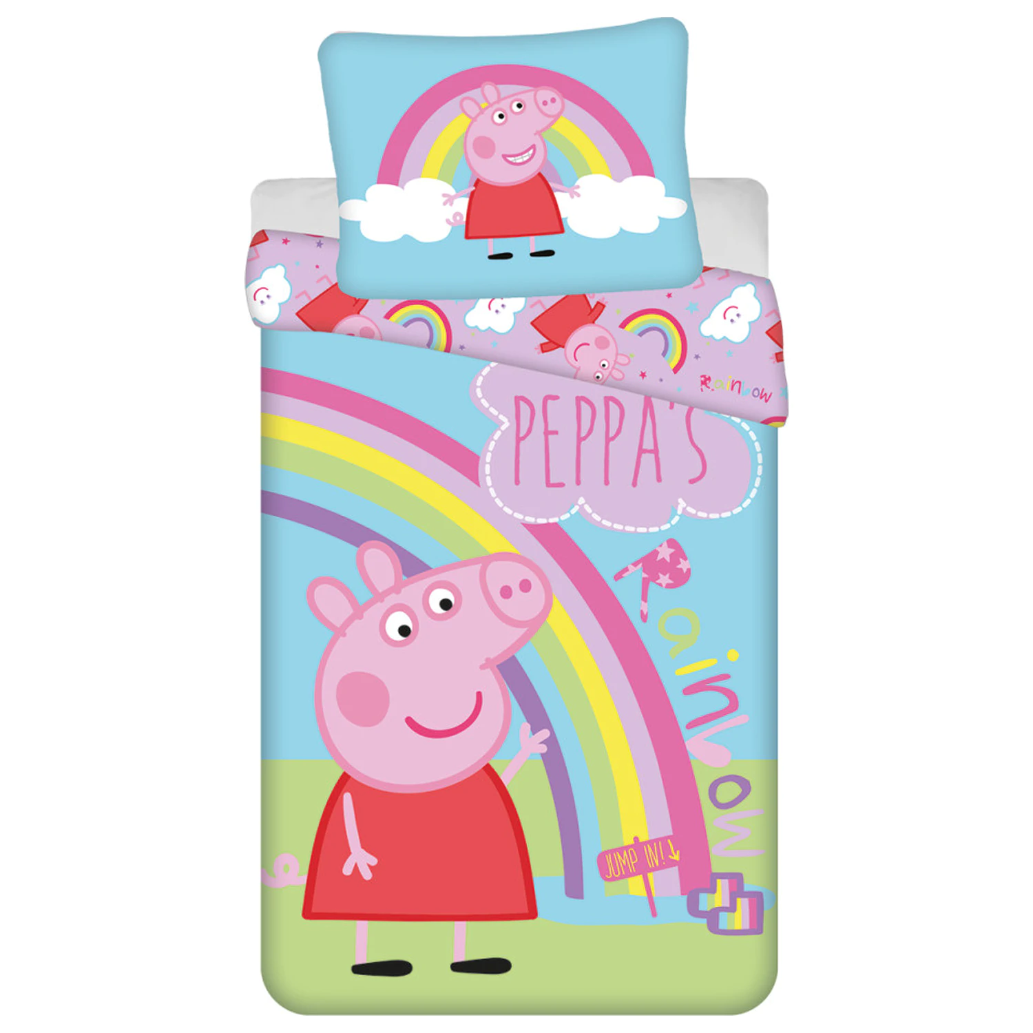 Peppa Pig Jump In obliečka na paplón produktová fotografia