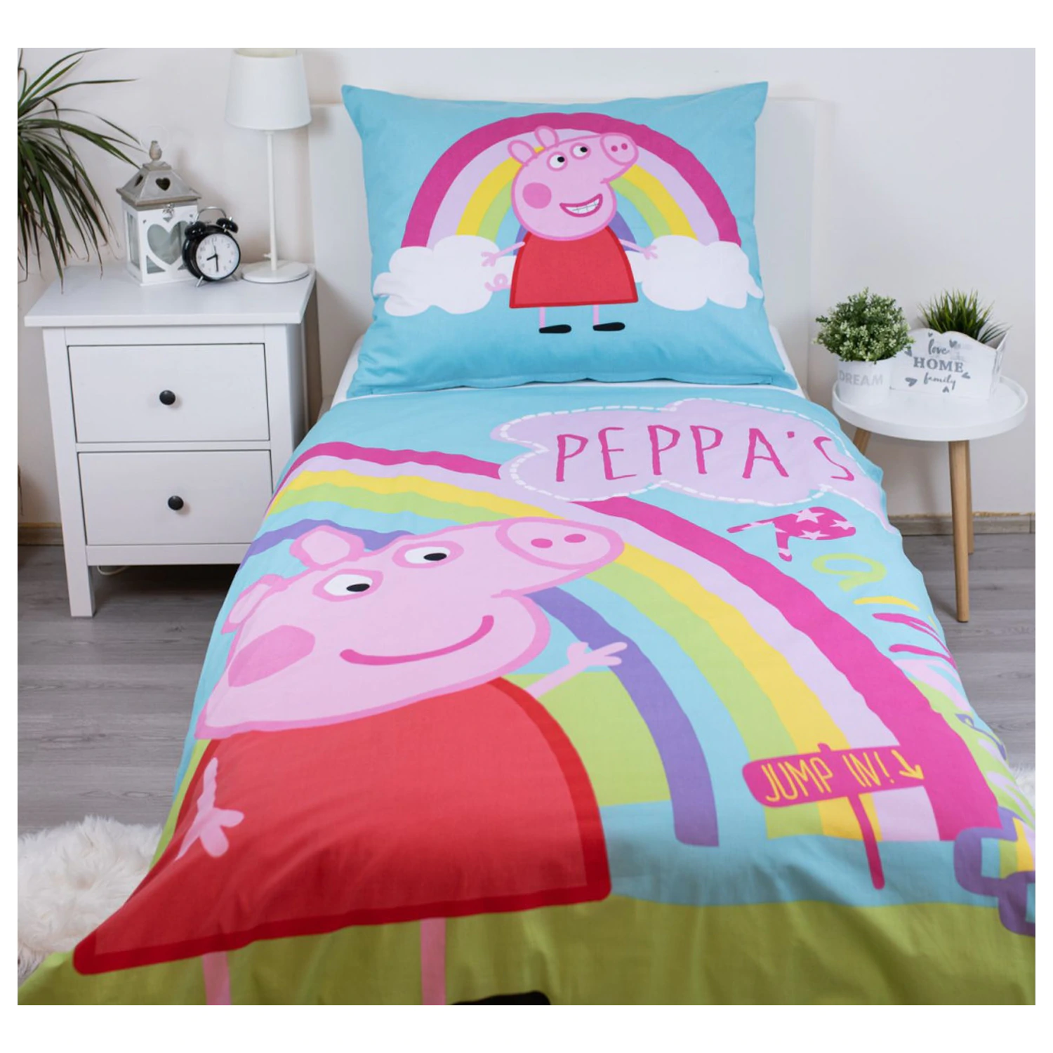 Peppa Pig Jump In obliečka na paplón produktová fotografia