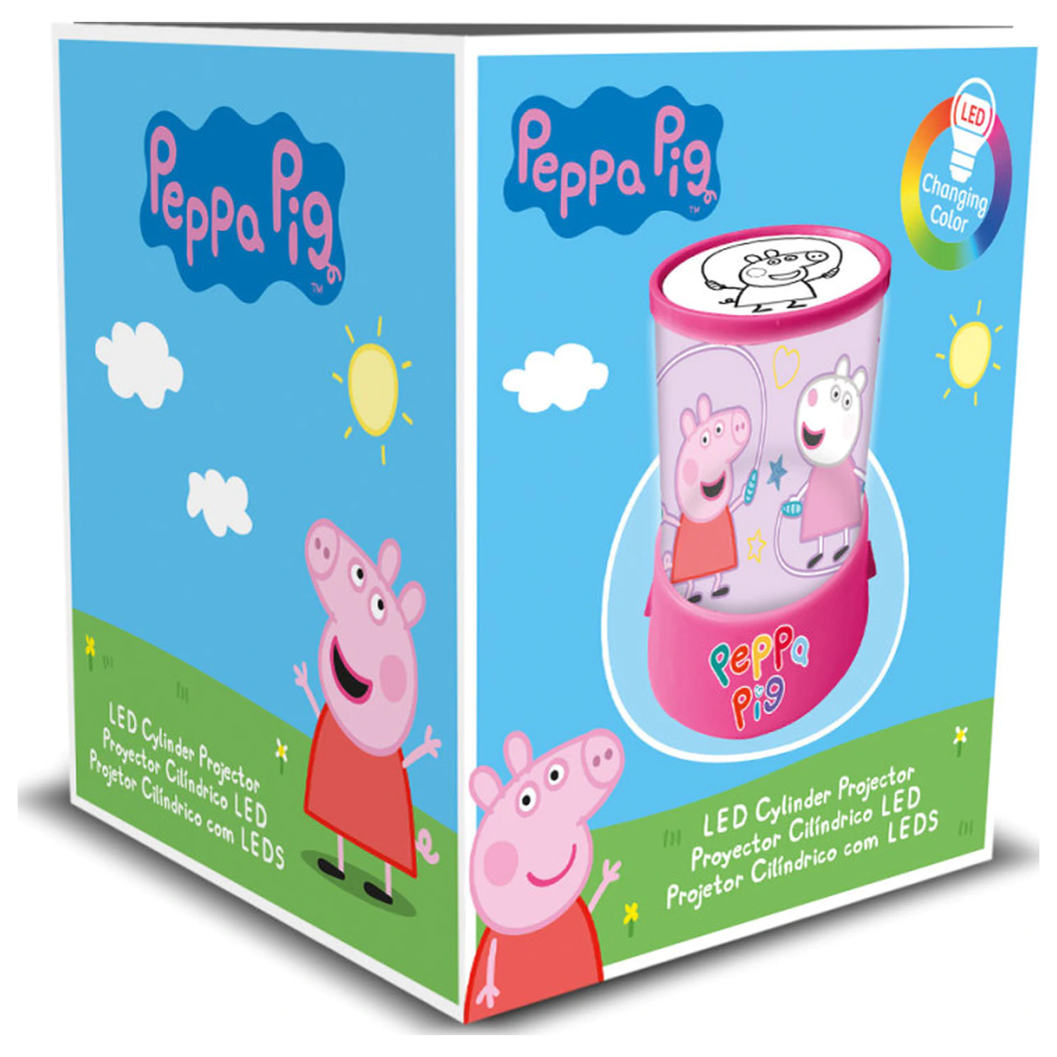 Peppa Pig švihadlo 2-v-1 projektor, lampa, nočné svetlo produktová fotografia