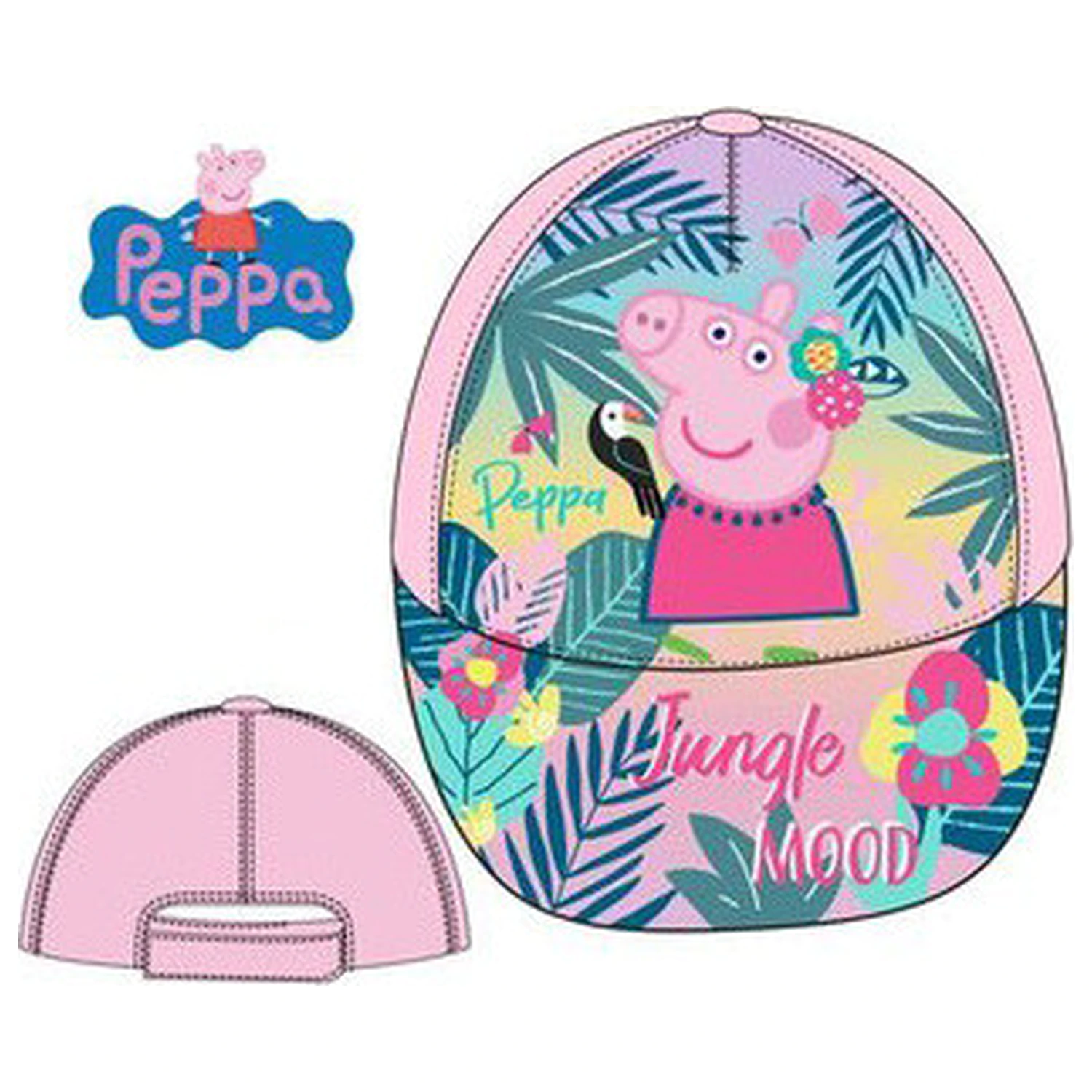 Peppa Pig Jungle Mood detská baseballová čiapka 54 cm produktová fotografia