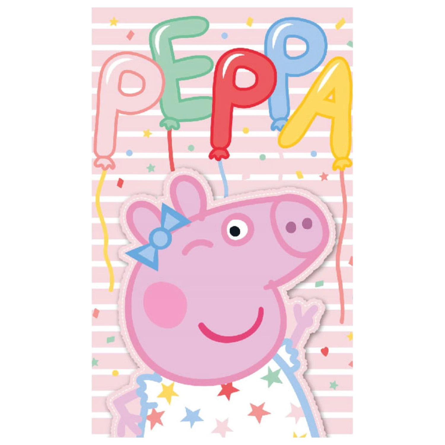 Peppa Pig párty uterák na ruky, uterák na tvár, uterák produktová fotografia