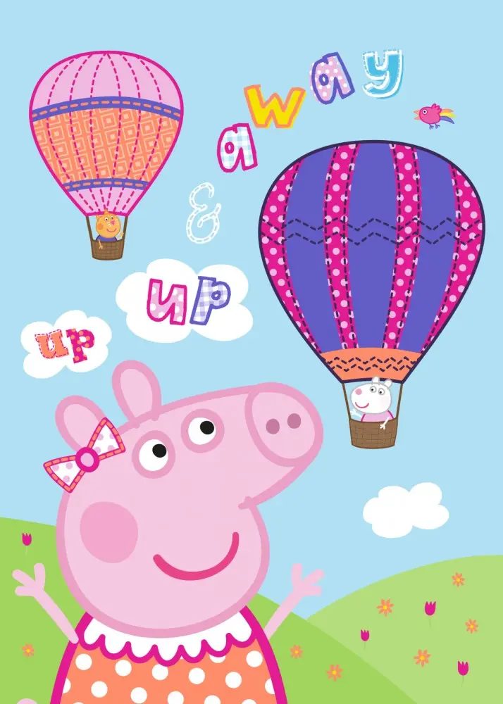 Peppa Pig flísová deka 100*140 cm produktová fotografia