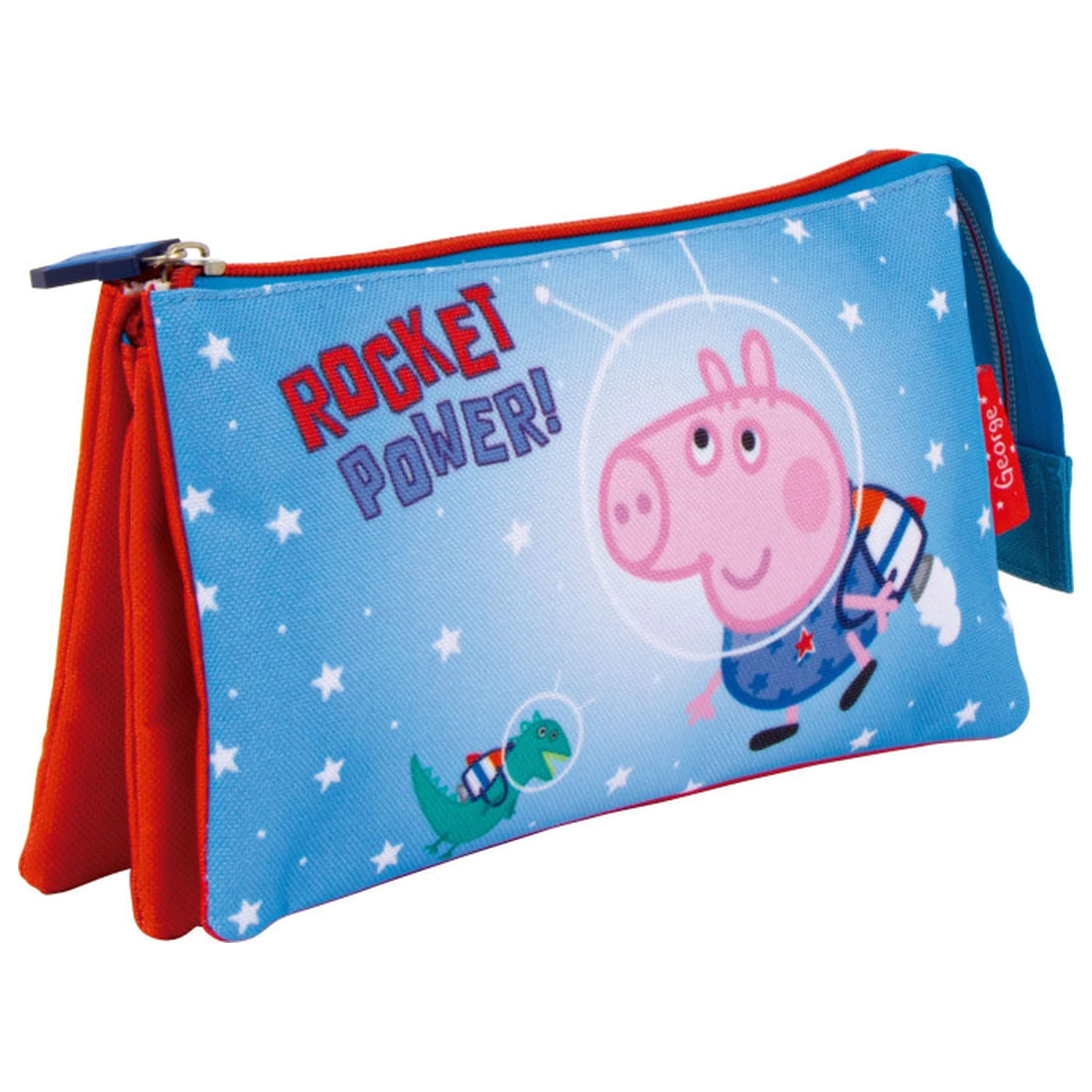 Peppa Pig Rocket trojkomorový peračník 21 cm produktová fotografia