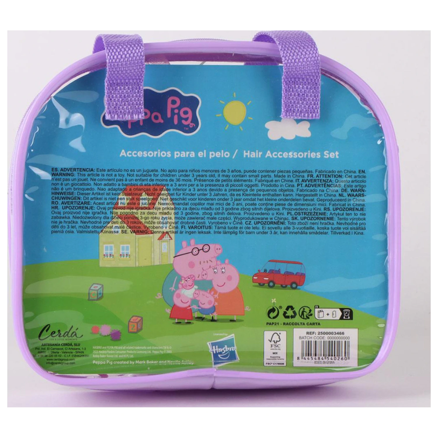 Peppa Pig Sisters sada vlasových doplnkov produktová fotografia