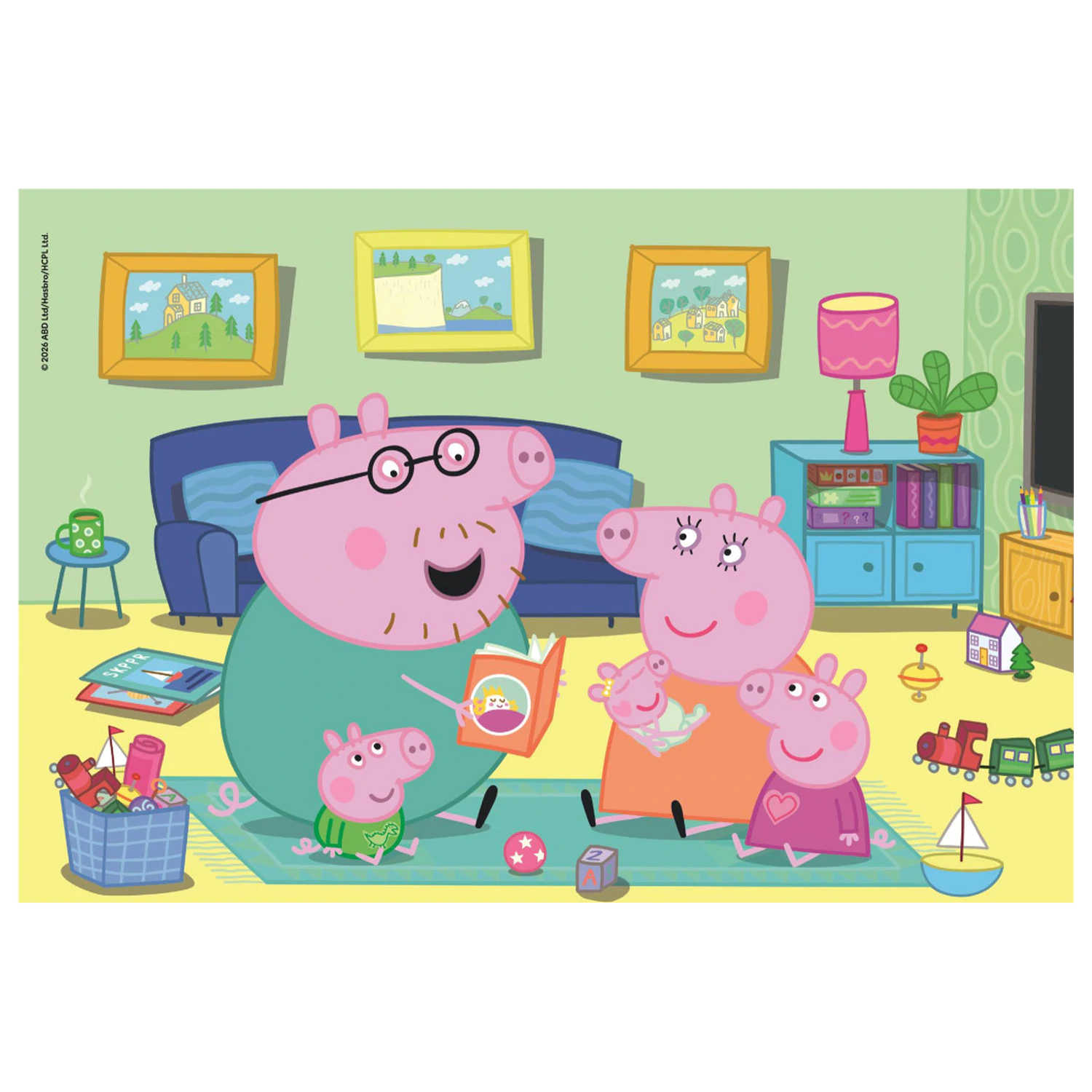 Peppa Pig Storytime 60-dielne puzzle produktová fotografia