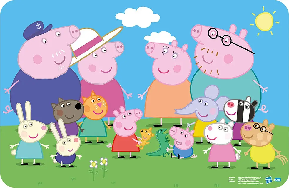 Peppa Pig podložka na stôl 43*28 cm produktová fotografia